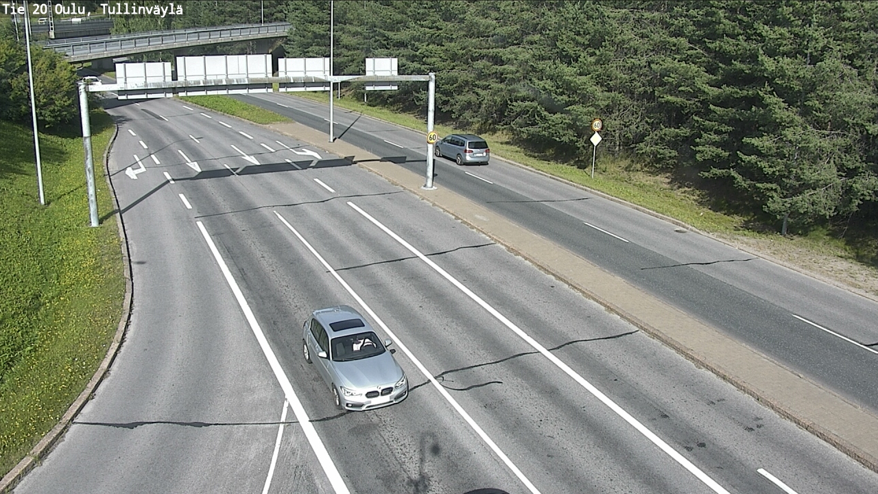 Weather Camera Image Road 20 Oulu, Tullinväylä, Oulu, Pohjois-Pohjanmaa
