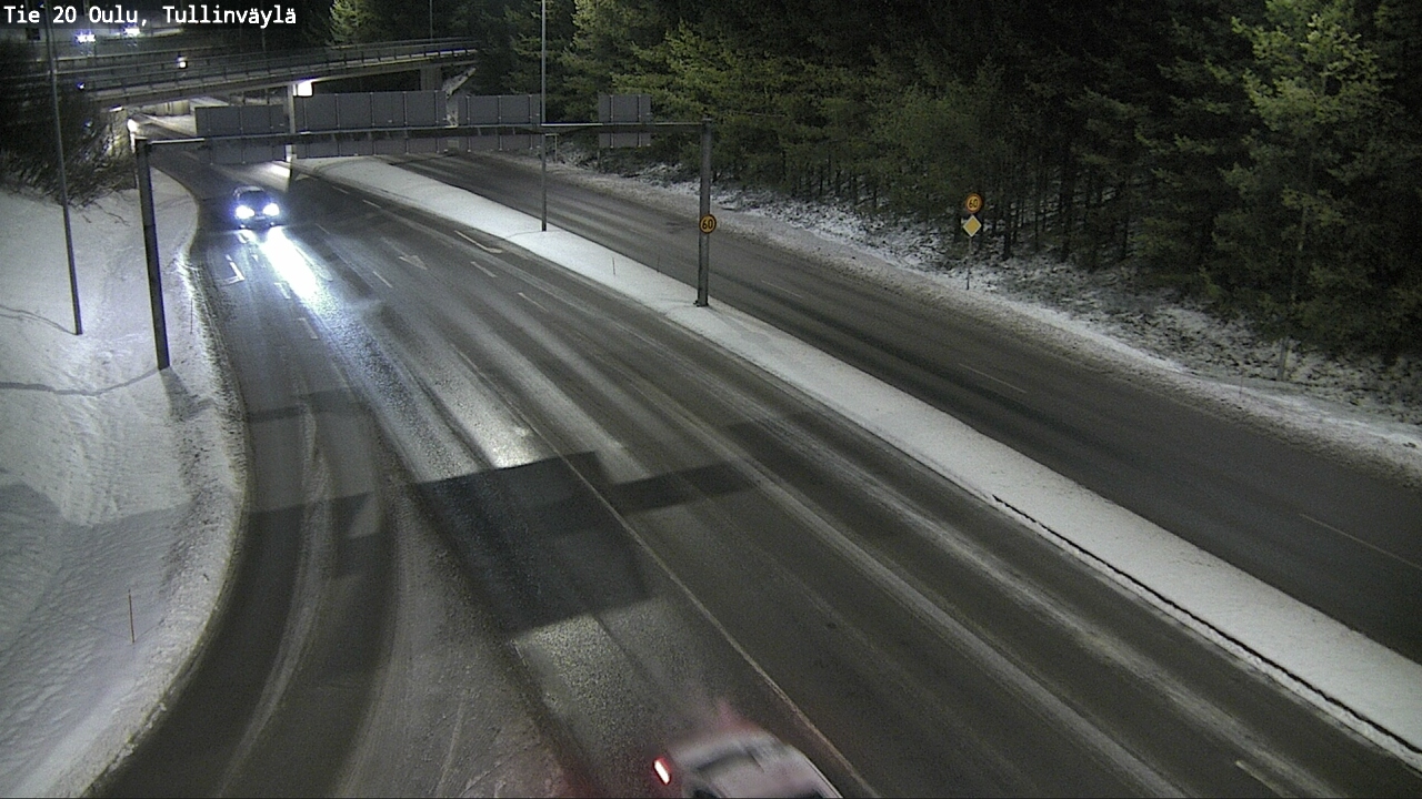 Weather Camera Image Road 20 Oulu, Tullinväylä, Oulu, Pohjois-Pohjanmaa