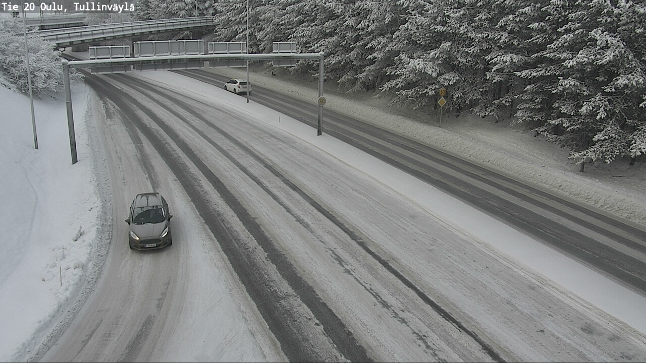 Weather Camera Image Väg 20 Uleåborg, Tullinväylä, Oulu, Pohjois-Pohjanmaa