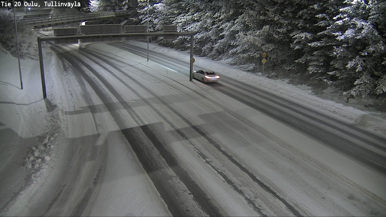 Weather Camera Image Road 20 Oulu, Tullinväylä, Oulu, Pohjois-Pohjanmaa