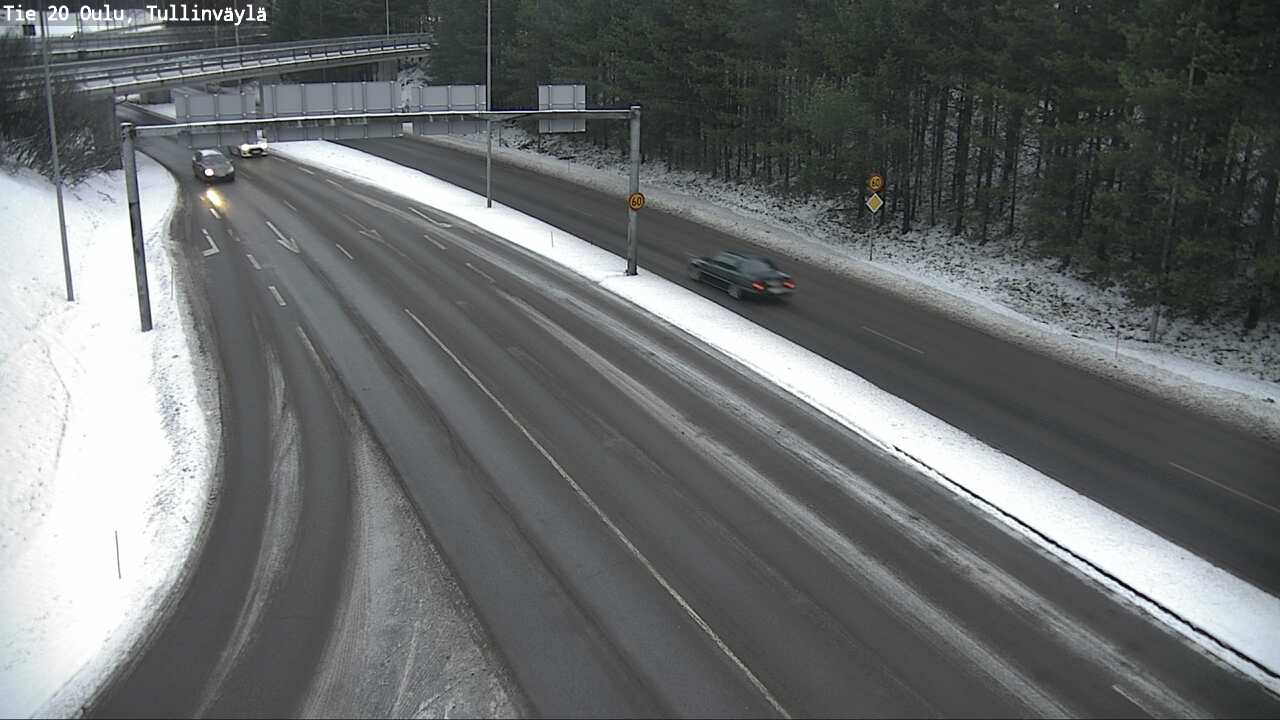 Weather Camera Image Väg 20 Uleåborg, Tullinväylä, Oulu, Pohjois-Pohjanmaa