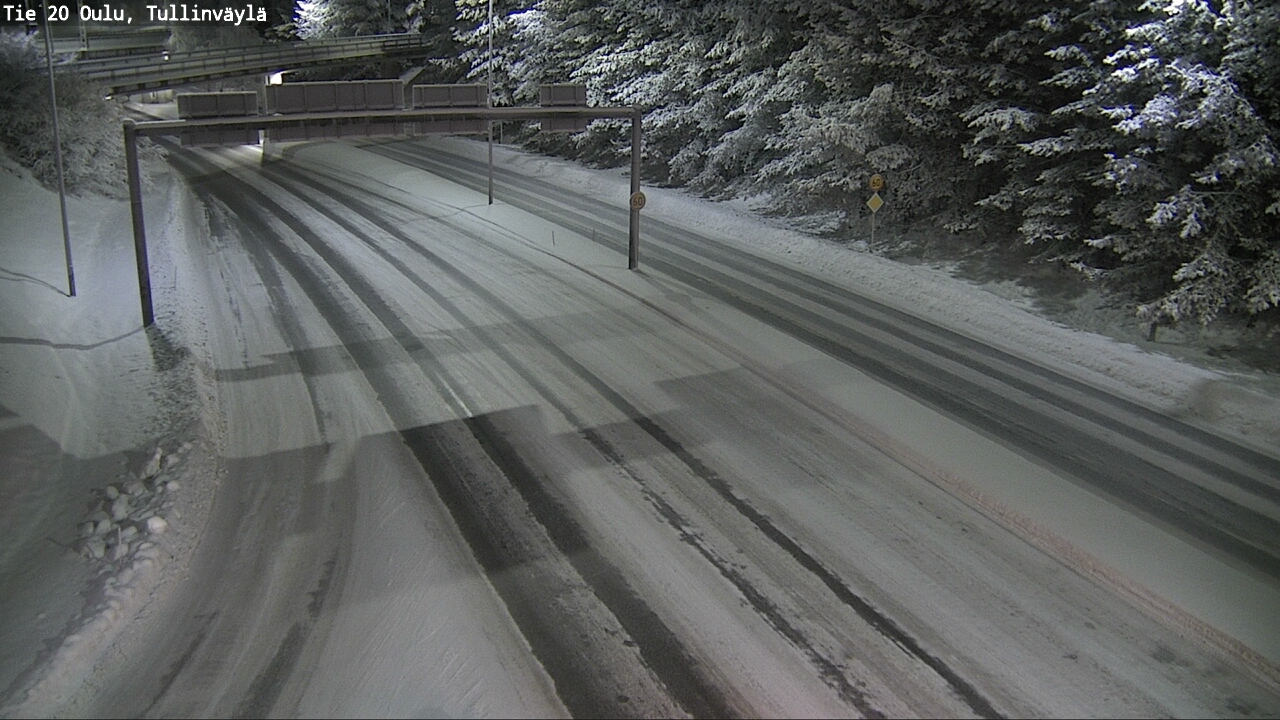 Weather Camera Image Väg 20 Uleåborg, Tullinväylä, Oulu, Pohjois-Pohjanmaa