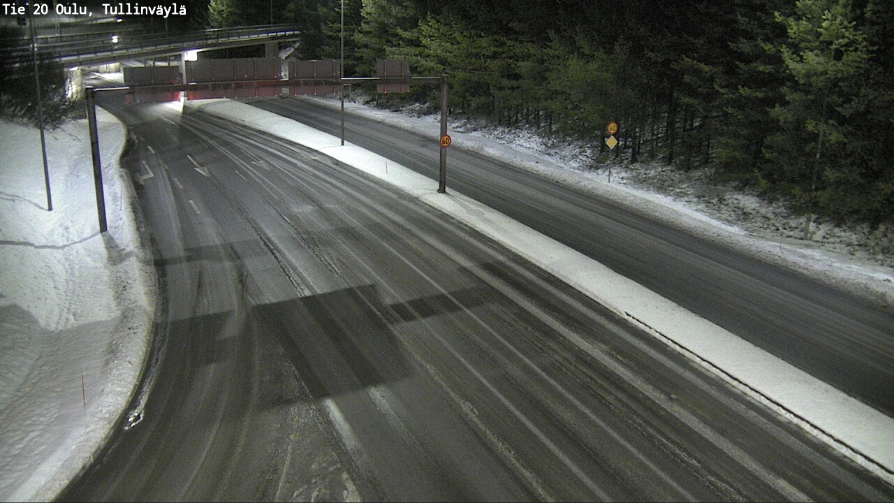 Weather Camera Image Road 20 Oulu, Tullinväylä, Oulu, Pohjois-Pohjanmaa