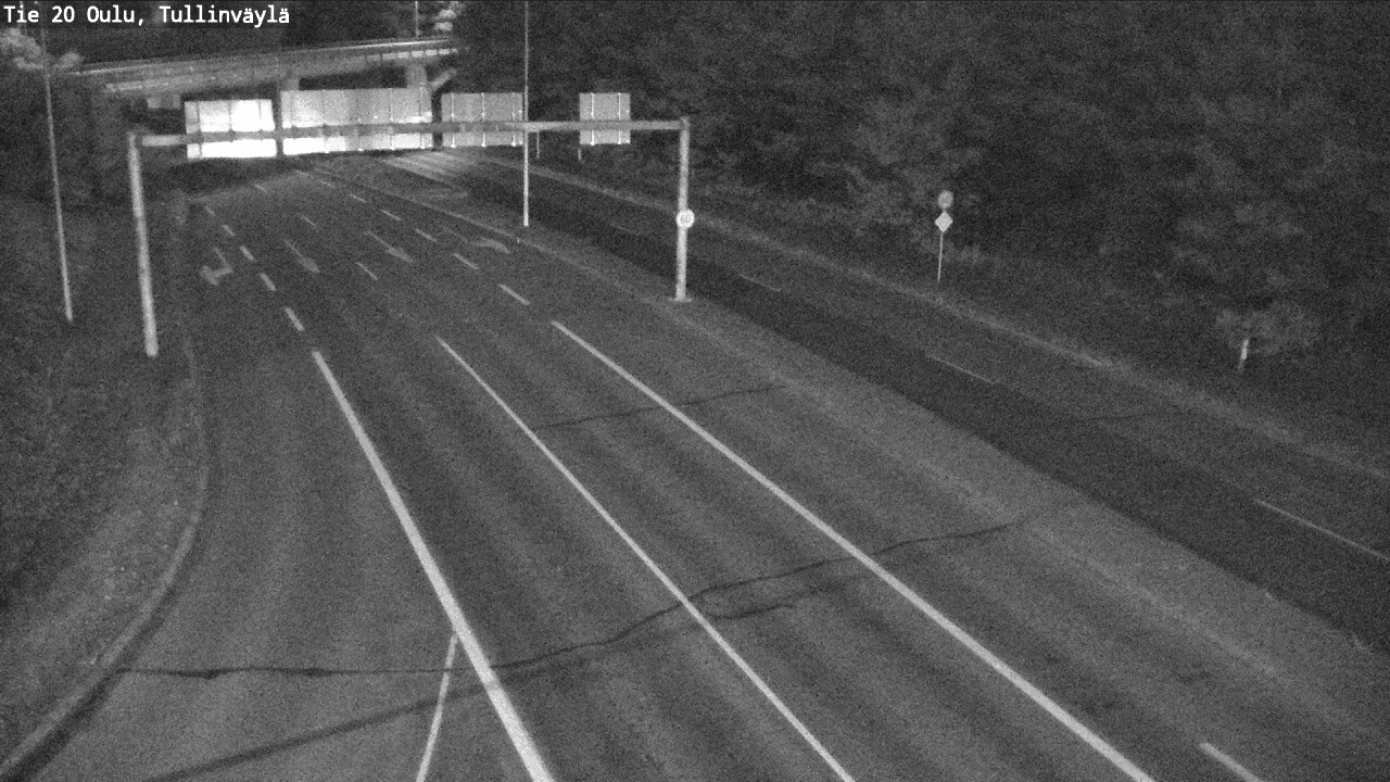 Weather Camera Image Road 20 Oulu, Tullinväylä, Oulu, Pohjois-Pohjanmaa