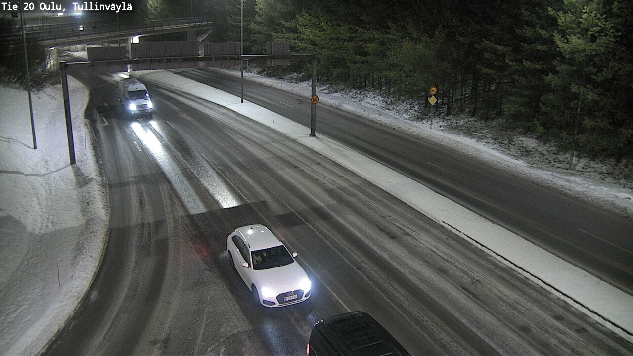 Weather Camera Image Road 20 Oulu, Tullinväylä, Oulu, Pohjois-Pohjanmaa