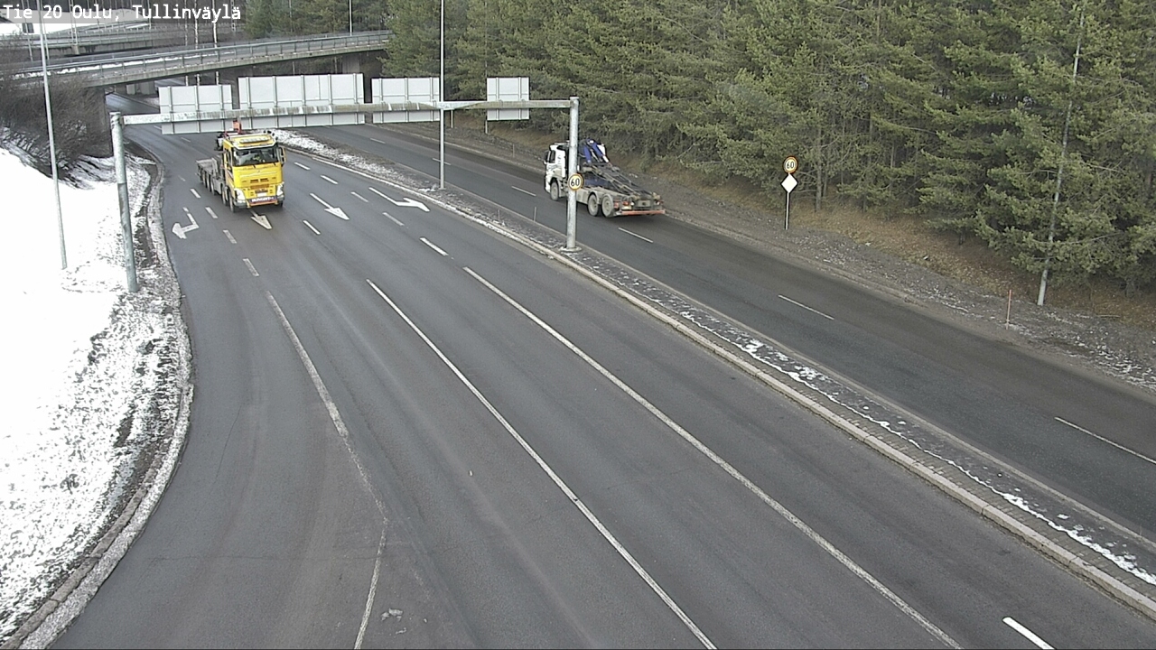 Kelikamerat Kuva Tie 20 Oulu, Tullinväylä, Oulu, Pohjois-Pohjanmaa