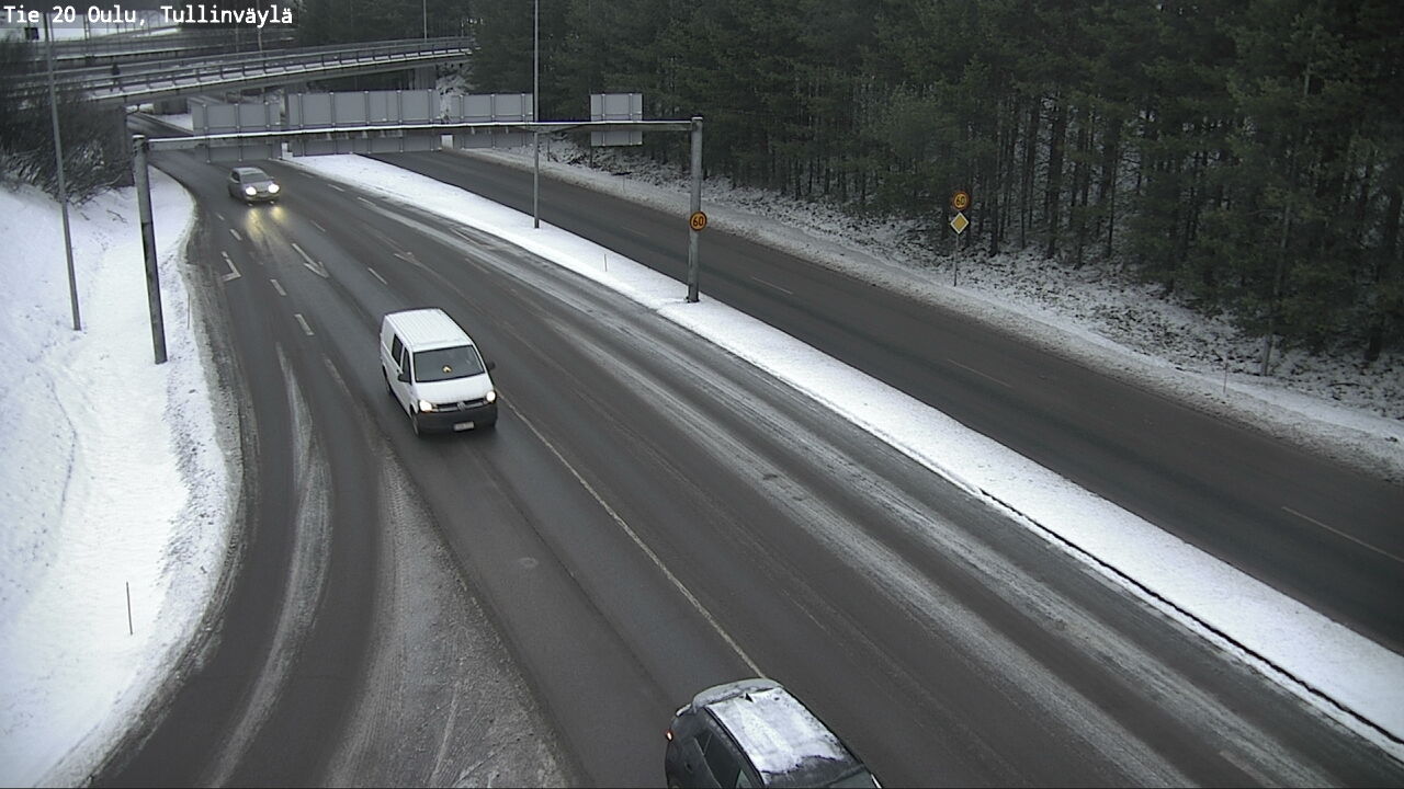 Weather Camera Image Road 20 Oulu, Tullinväylä, Oulu, Pohjois-Pohjanmaa