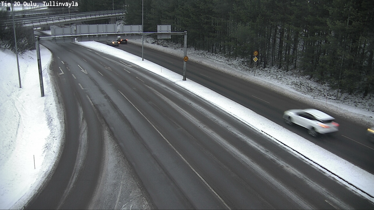Weather Camera Image Väg 20 Uleåborg, Tullinväylä, Oulu, Pohjois-Pohjanmaa