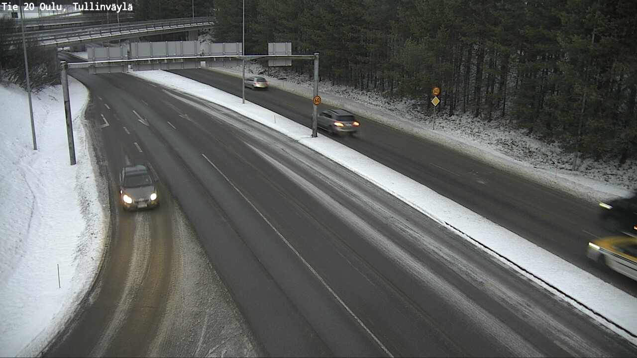 Weather Camera Image Road 20 Oulu, Tullinväylä, Oulu, Pohjois-Pohjanmaa