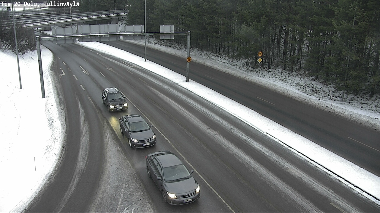 Weather Camera Image Road 20 Oulu, Tullinväylä, Oulu, Pohjois-Pohjanmaa