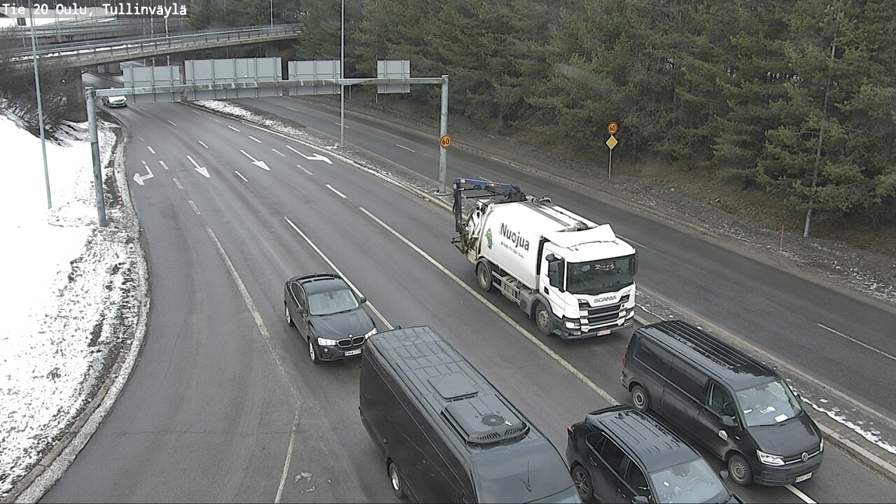 Kelikamerat Kuva Tie 20 Oulu, Tullinväylä, Oulu, Pohjois-Pohjanmaa