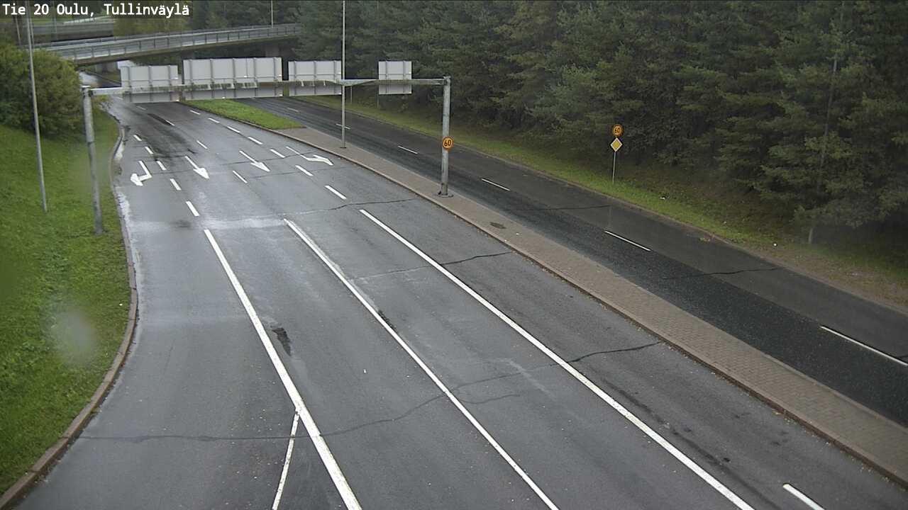 Weather Camera Image Road 20 Oulu, Tullinväylä, Oulu, Pohjois-Pohjanmaa