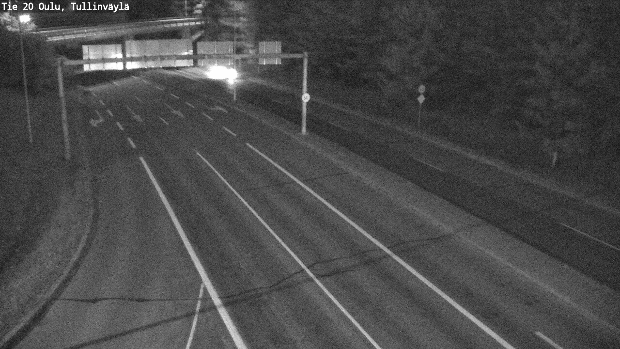 Weather Camera Image Road 20 Oulu, Tullinväylä, Oulu, Pohjois-Pohjanmaa