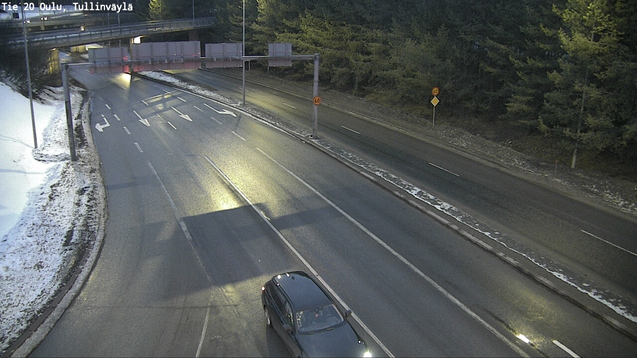 Kelikamerat Kuva Tie 20 Oulu, Tullinväylä, Oulu, Pohjois-Pohjanmaa