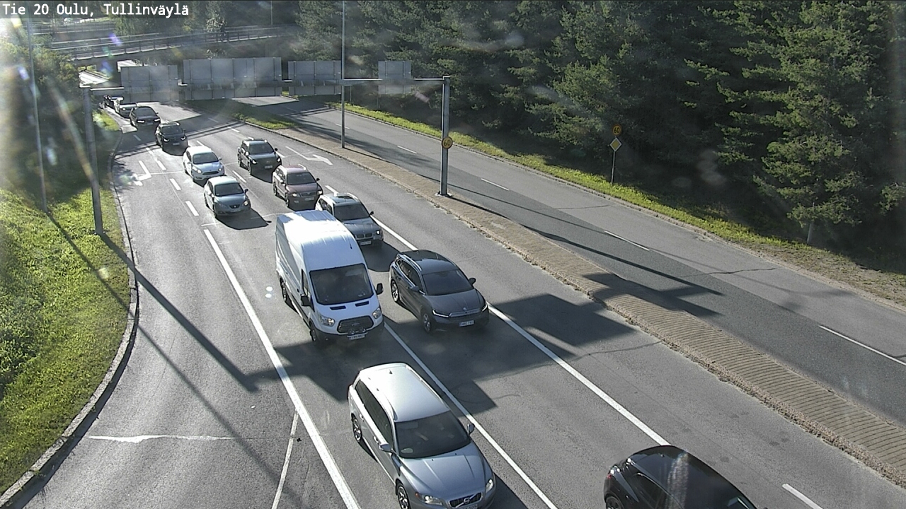 Weather Camera Image Road 20 Oulu, Tullinväylä, Oulu, Pohjois-Pohjanmaa