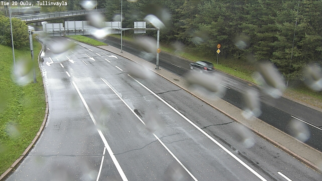Weather Camera Image Road 20 Oulu, Tullinväylä, Oulu, Pohjois-Pohjanmaa