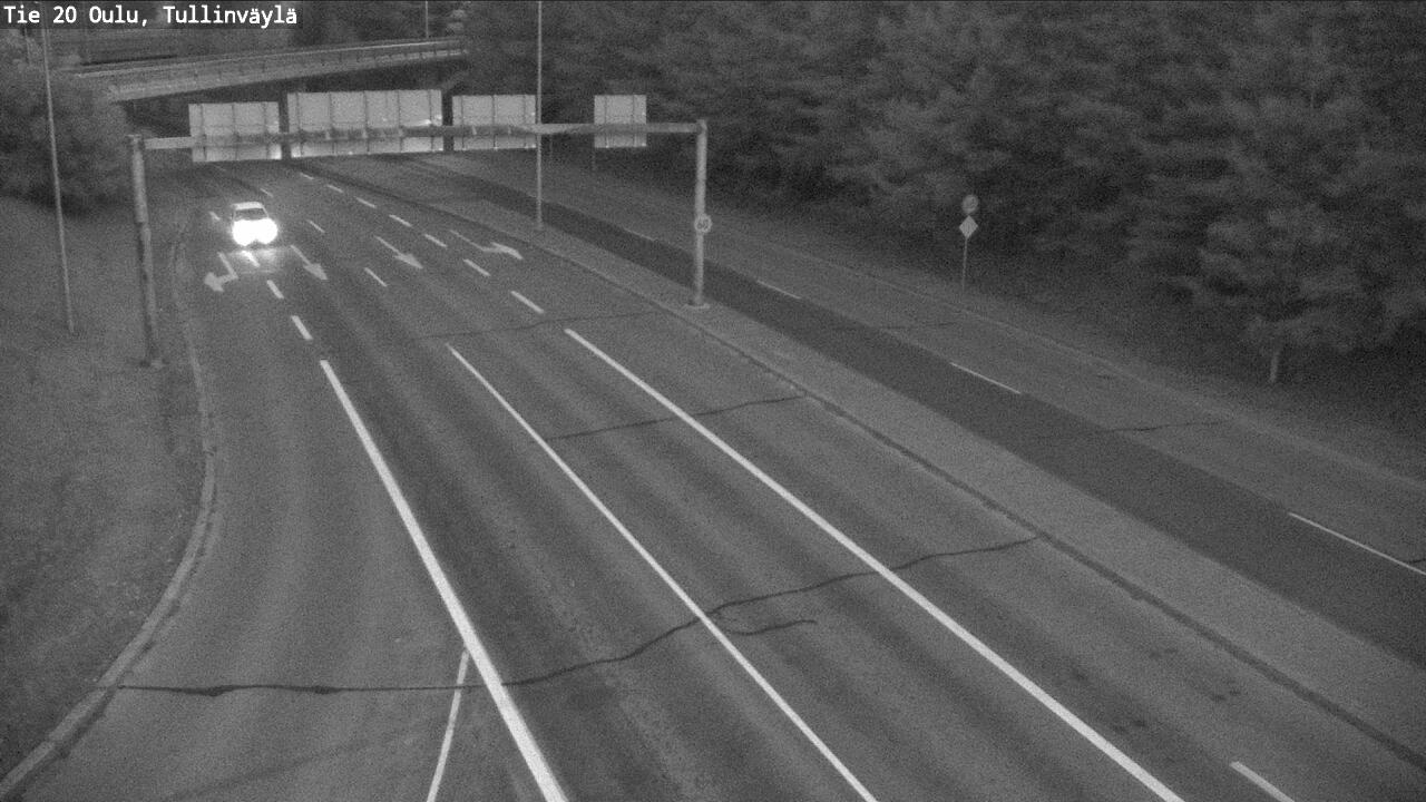 Weather Camera Image Road 20 Oulu, Tullinväylä, Oulu, Pohjois-Pohjanmaa