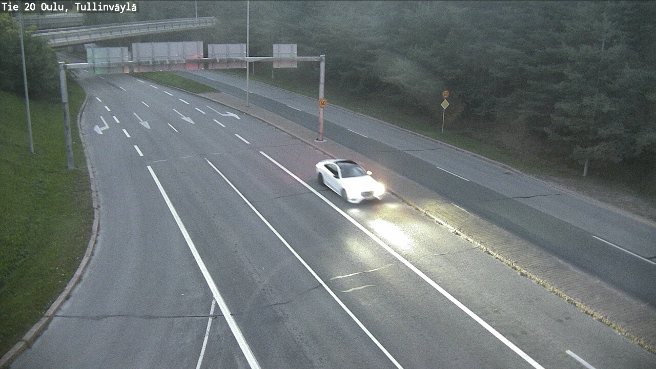 Weather Camera Image Road 20 Oulu, Tullinväylä, Oulu, Pohjois-Pohjanmaa