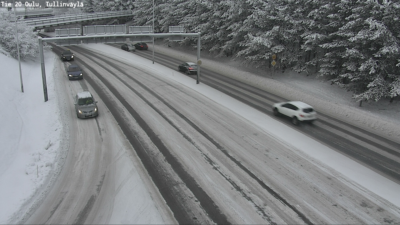 Weather Camera Image Väg 20 Uleåborg, Tullinväylä, Oulu, Pohjois-Pohjanmaa