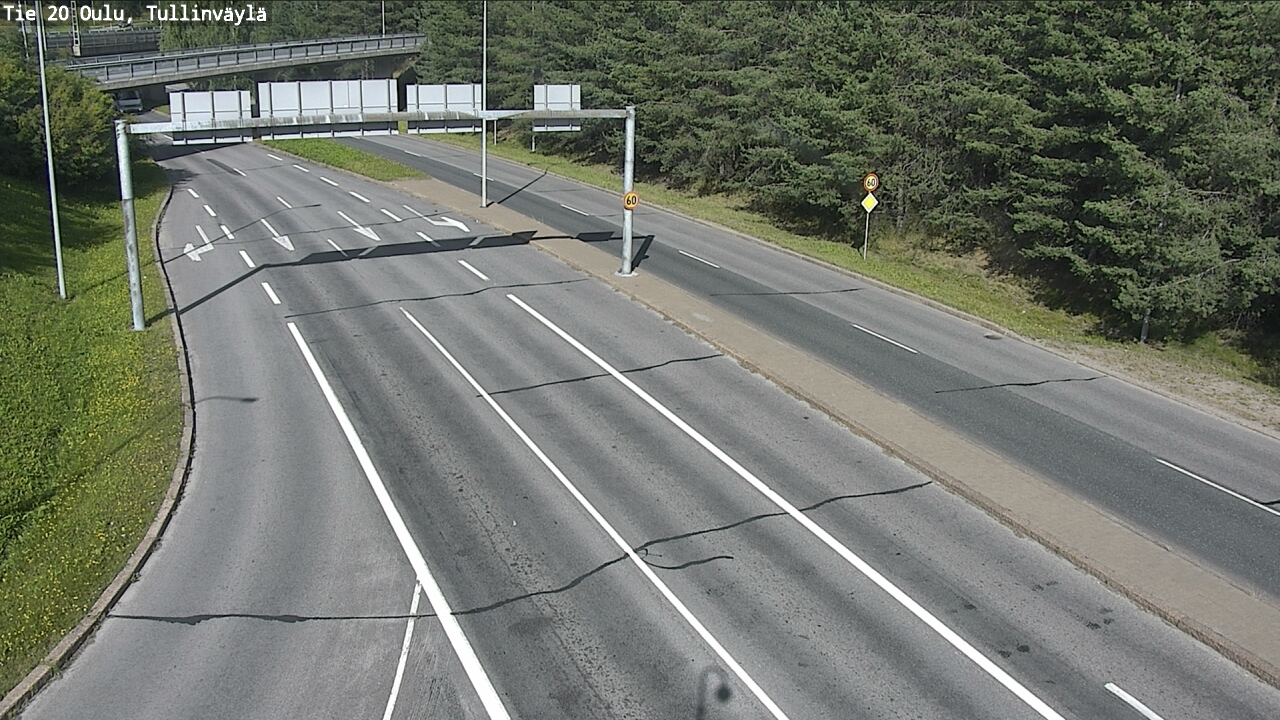 Weather Camera Image Road 20 Oulu, Tullinväylä, Oulu, Pohjois-Pohjanmaa