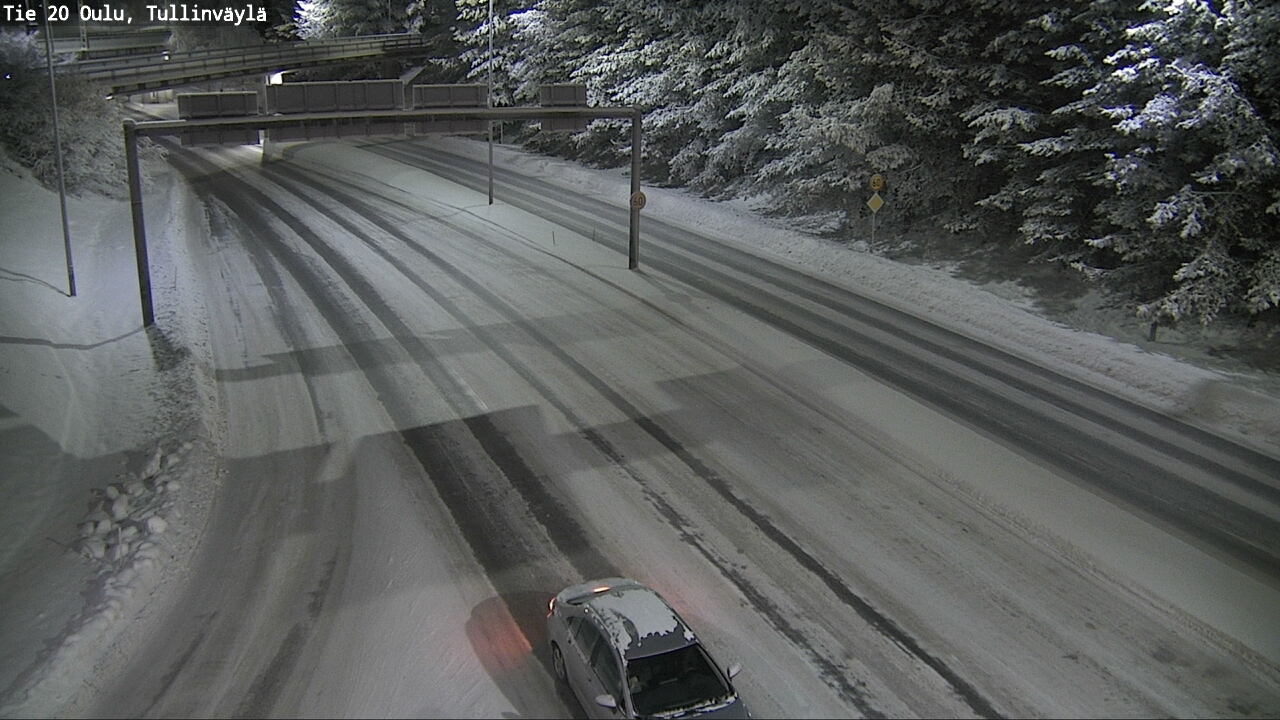 Weather Camera Image Väg 20 Uleåborg, Tullinväylä, Oulu, Pohjois-Pohjanmaa