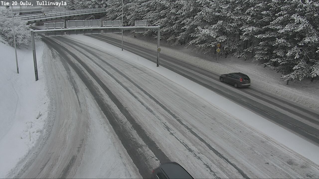 Weather Camera Image Väg 20 Uleåborg, Tullinväylä, Oulu, Pohjois-Pohjanmaa