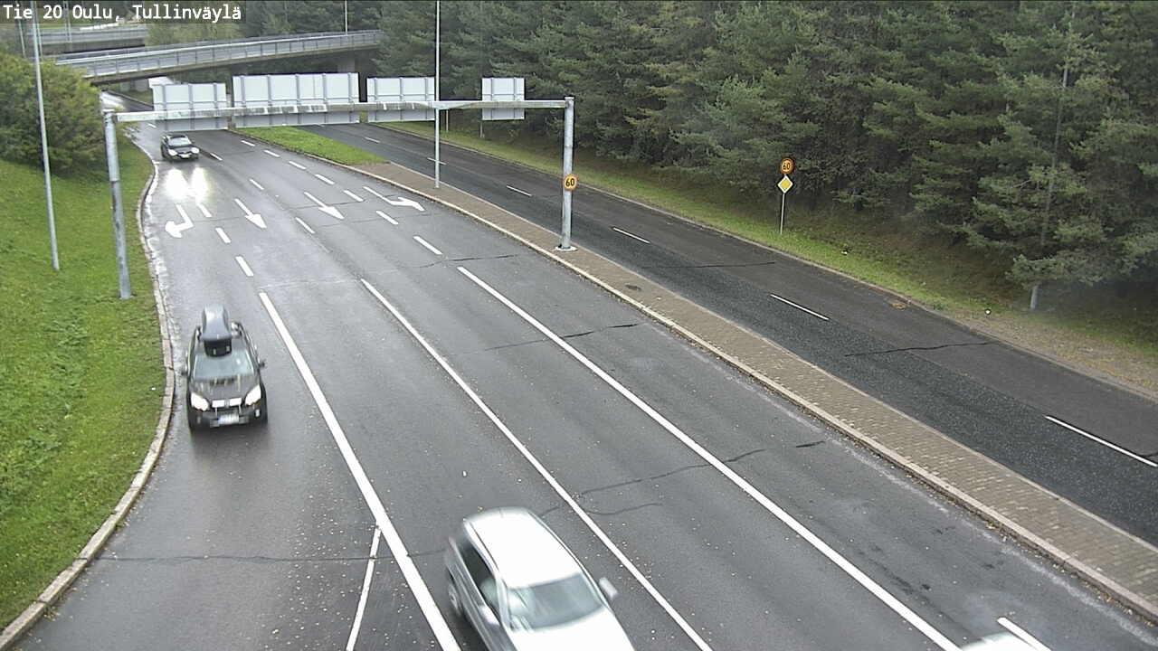 Weather Camera Image Road 20 Oulu, Tullinväylä, Oulu, Pohjois-Pohjanmaa