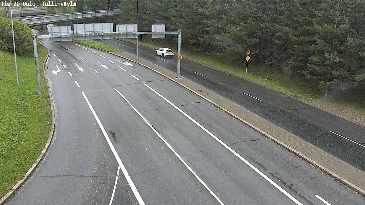 Weather Camera Image Road 20 Oulu, Tullinväylä, Oulu, Pohjois-Pohjanmaa