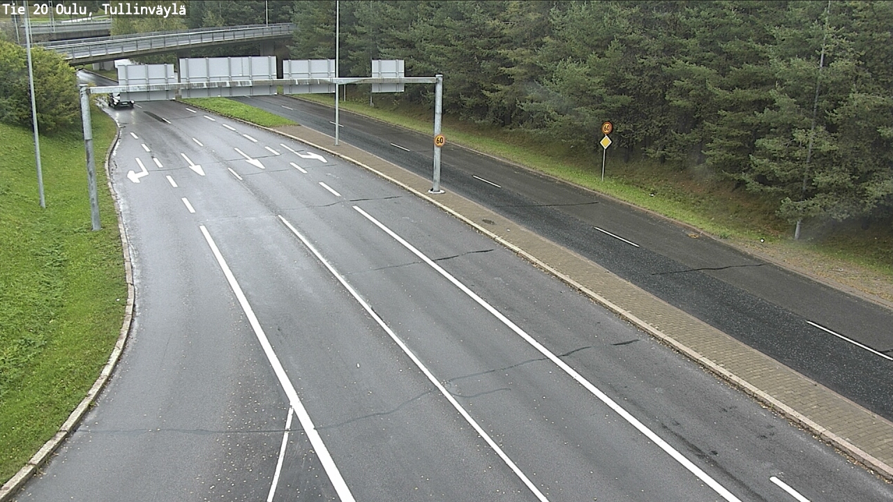 Weather Camera Image Road 20 Oulu, Tullinväylä, Oulu, Pohjois-Pohjanmaa