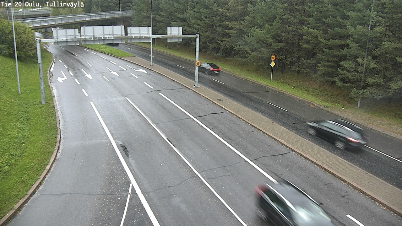Weather Camera Image Road 20 Oulu, Tullinväylä, Oulu, Pohjois-Pohjanmaa