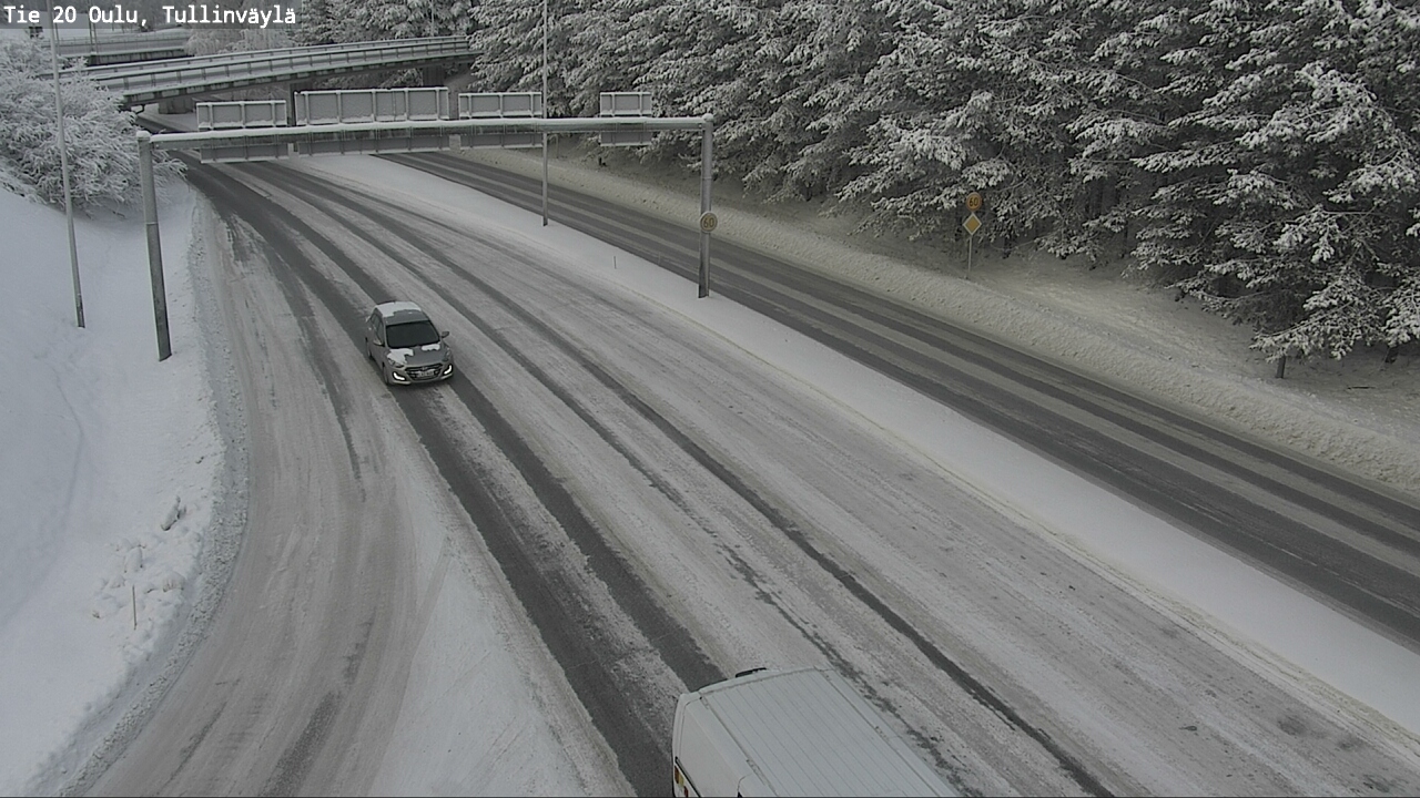 Weather Camera Image Väg 20 Uleåborg, Tullinväylä, Oulu, Pohjois-Pohjanmaa