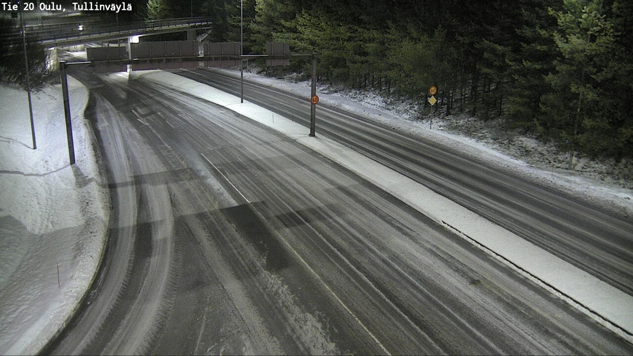Weather Camera Image Road 20 Oulu, Tullinväylä, Oulu, Pohjois-Pohjanmaa
