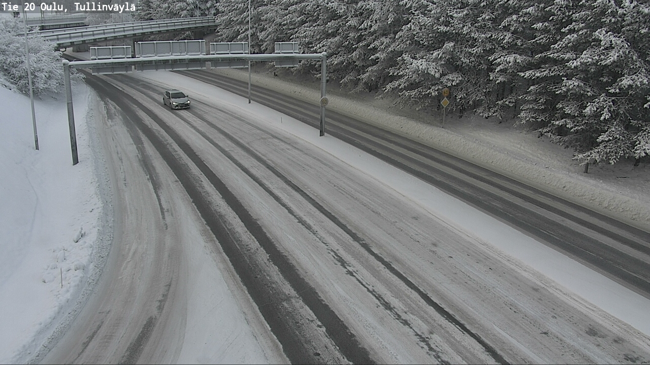 Weather Camera Image Väg 20 Uleåborg, Tullinväylä, Oulu, Pohjois-Pohjanmaa