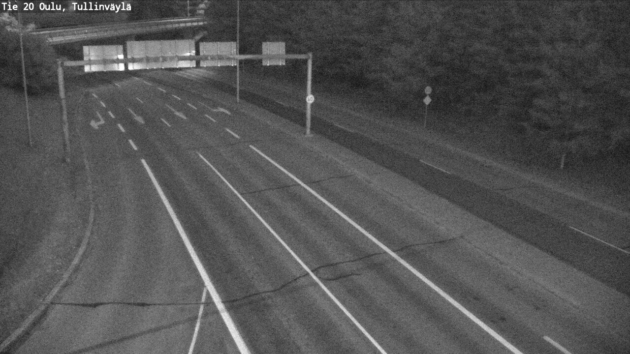 Weather Camera Image Road 20 Oulu, Tullinväylä, Oulu, Pohjois-Pohjanmaa