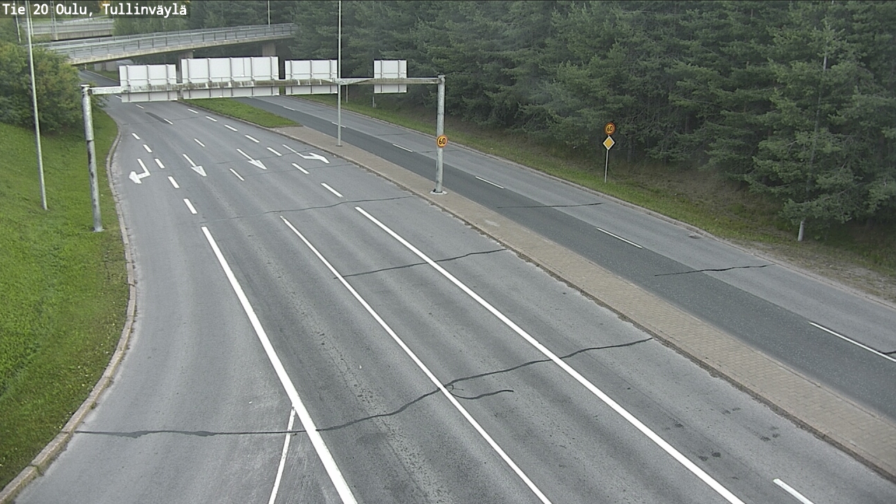 Weather Camera Image Road 20 Oulu, Tullinväylä, Oulu, Pohjois-Pohjanmaa