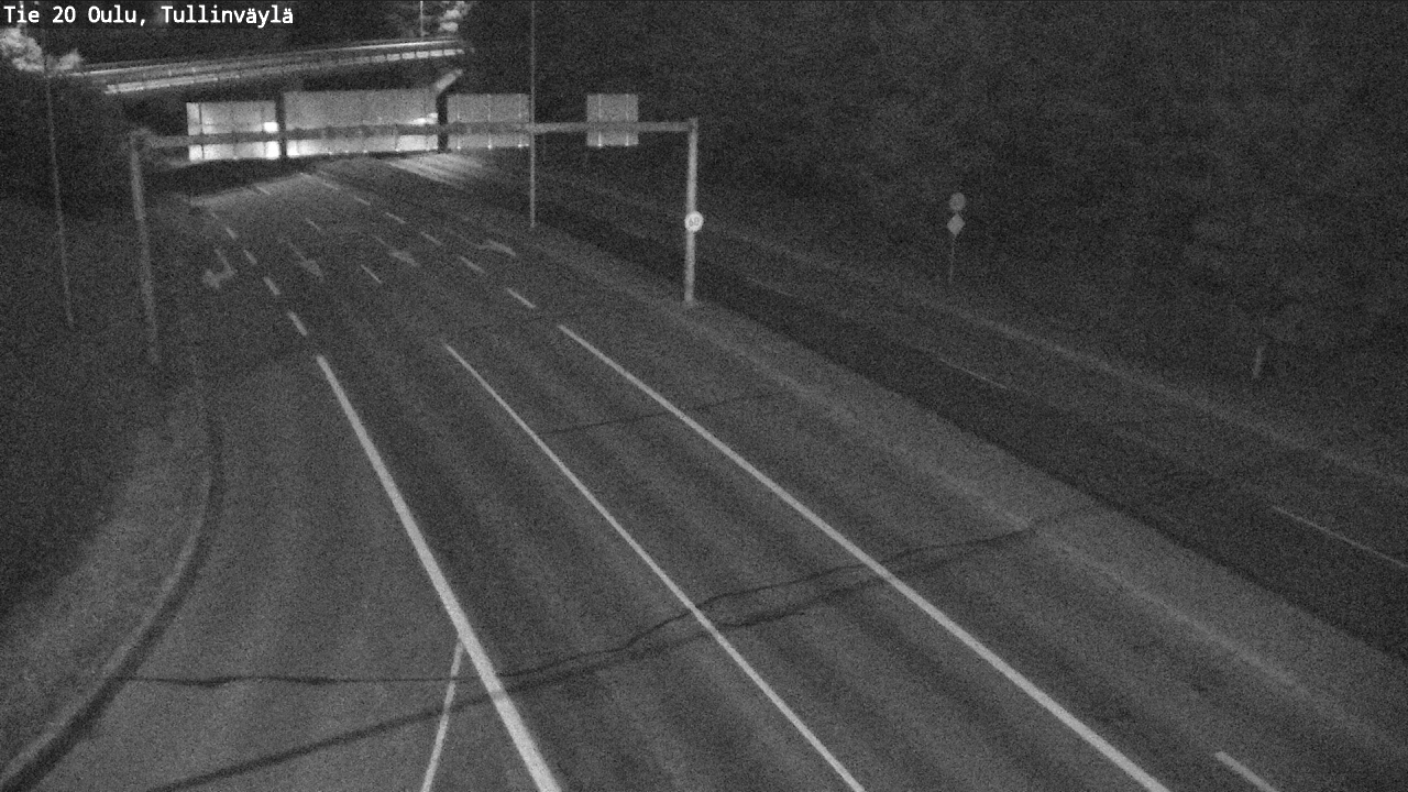 Weather Camera Image Road 20 Oulu, Tullinväylä, Oulu, Pohjois-Pohjanmaa