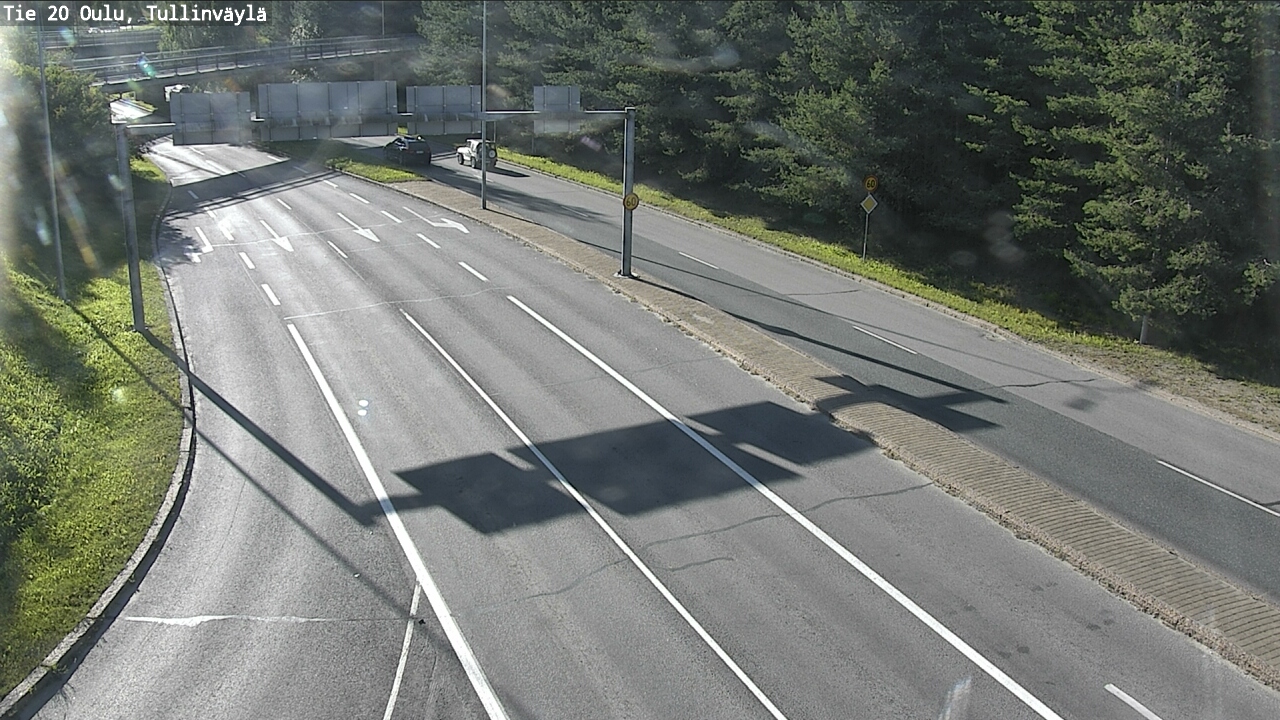 Weather Camera Image Road 20 Oulu, Tullinväylä, Oulu, Pohjois-Pohjanmaa
