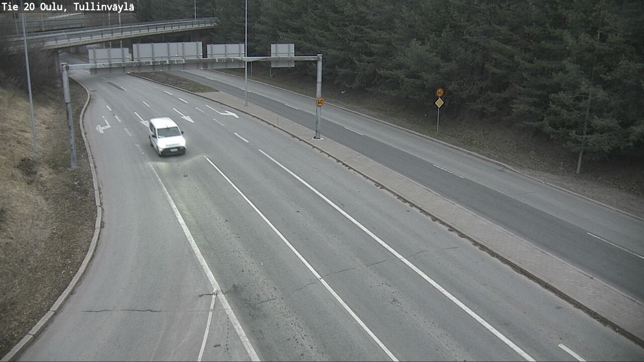 Weather Camera Image Road 20 Oulu, Tullinväylä, Oulu, Pohjois-Pohjanmaa
