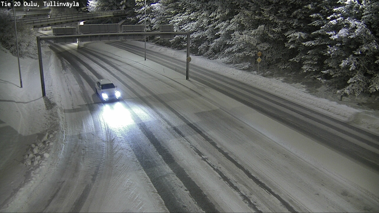 Weather Camera Image Road 20 Oulu, Tullinväylä, Oulu, Pohjois-Pohjanmaa