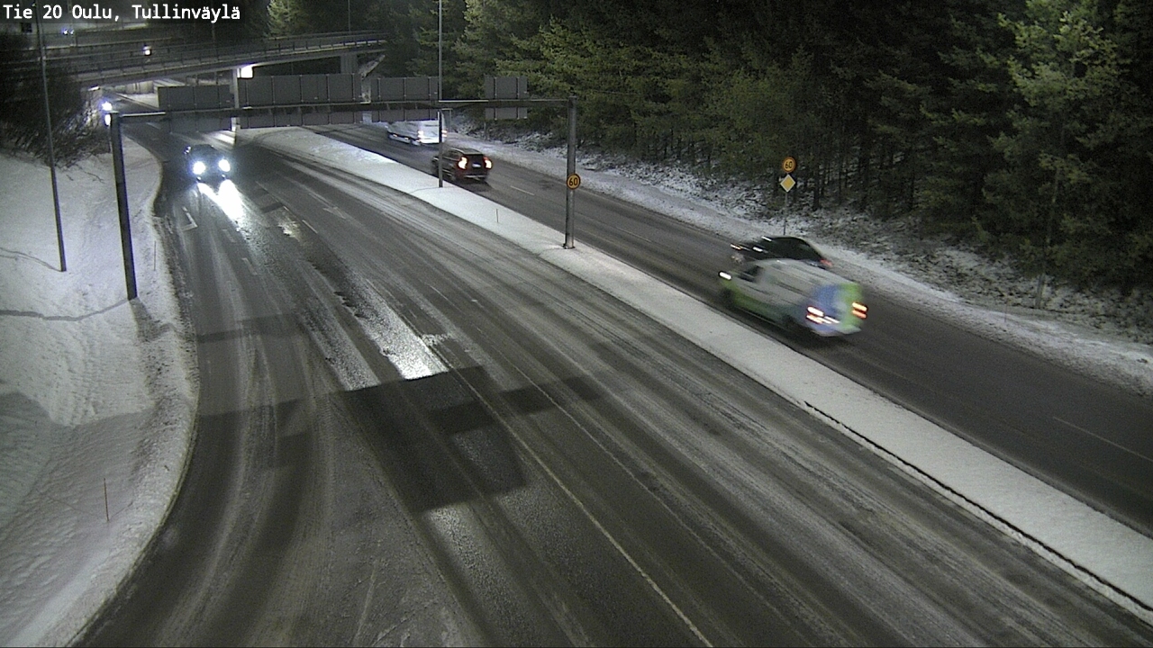 Weather Camera Image Road 20 Oulu, Tullinväylä, Oulu, Pohjois-Pohjanmaa