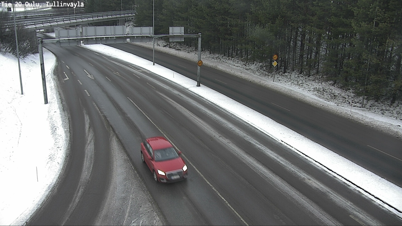Weather Camera Image Road 20 Oulu, Tullinväylä, Oulu, Pohjois-Pohjanmaa