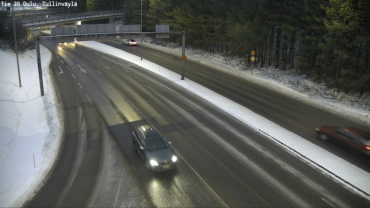 Weather Camera Image Road 20 Oulu, Tullinväylä, Oulu, Pohjois-Pohjanmaa
