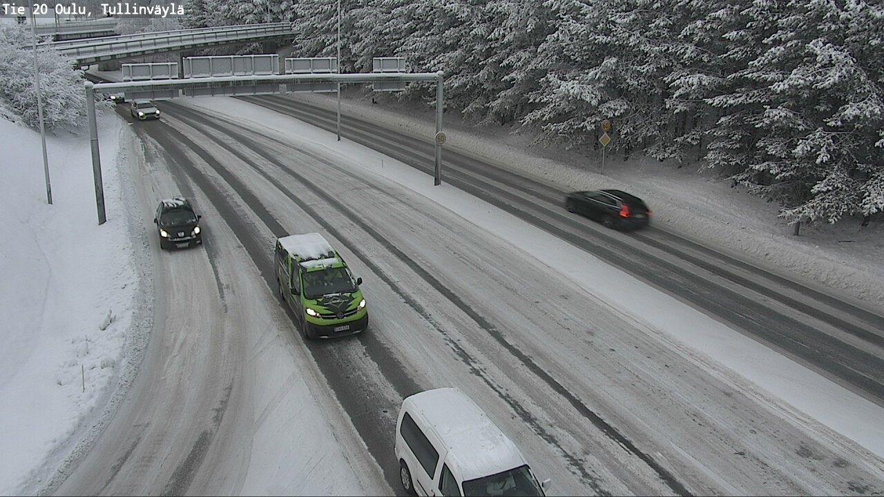 Weather Camera Image Väg 20 Uleåborg, Tullinväylä, Oulu, Pohjois-Pohjanmaa