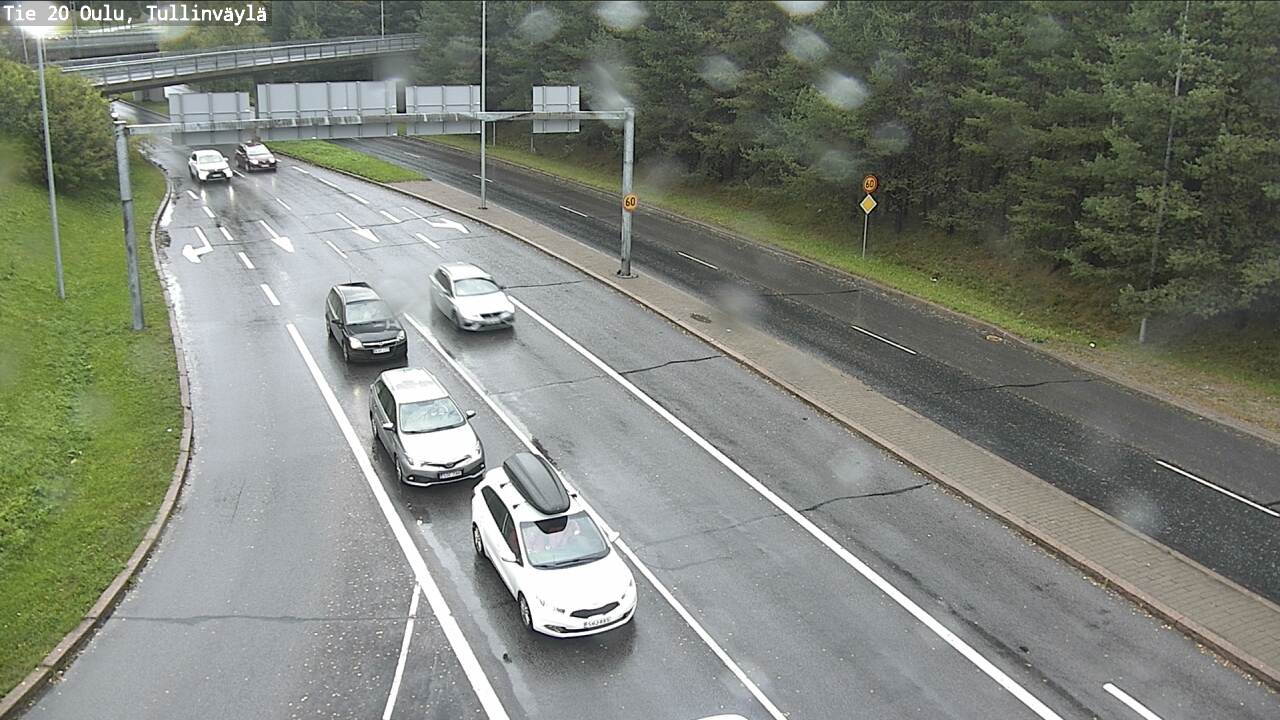 Weather Camera Image Road 20 Oulu, Tullinväylä, Oulu, Pohjois-Pohjanmaa