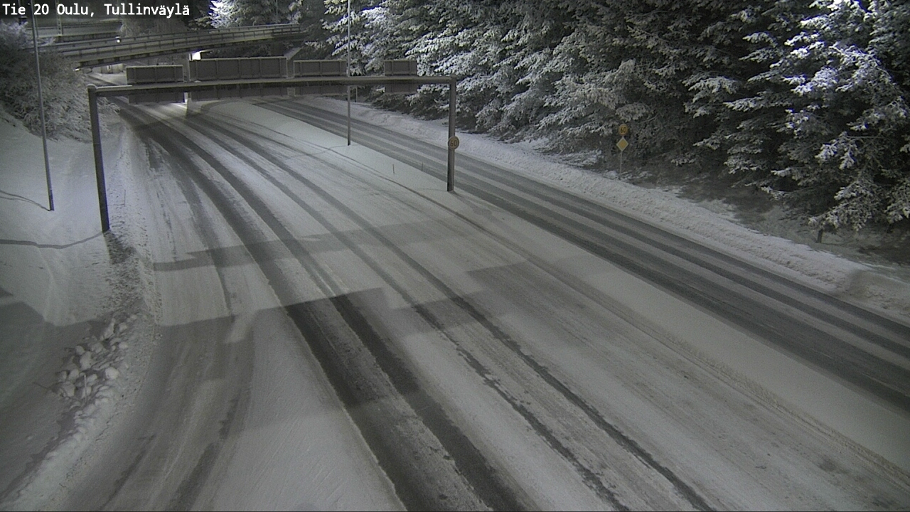 Weather Camera Image Road 20 Oulu, Tullinväylä, Oulu, Pohjois-Pohjanmaa