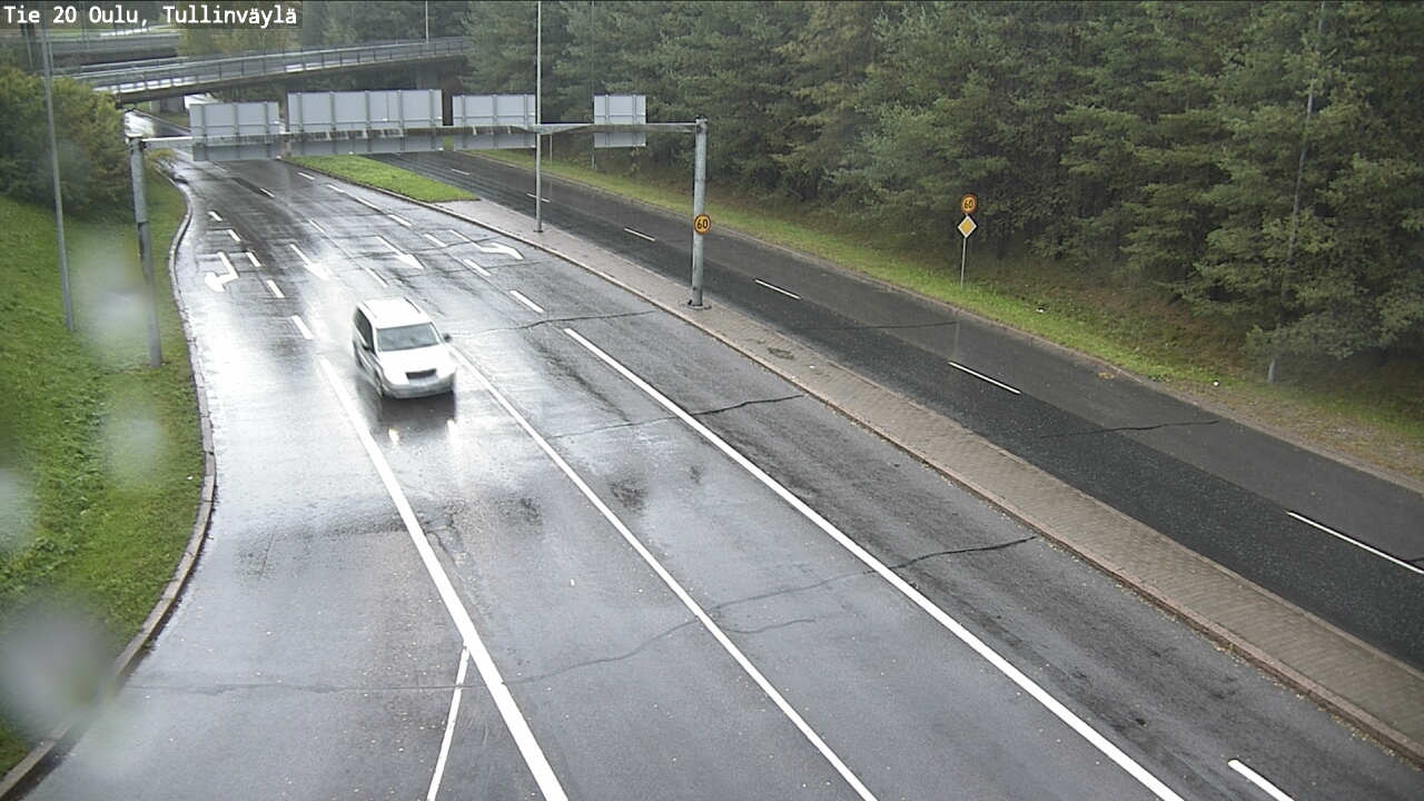 Weather Camera Image Väg 20 Uleåborg, Tullinväylä, Oulu, Pohjois-Pohjanmaa