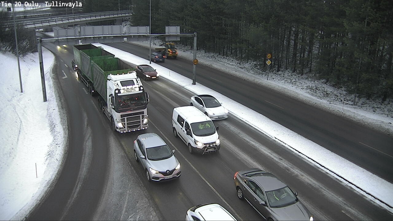 Weather Camera Image Väg 20 Uleåborg, Tullinväylä, Oulu, Pohjois-Pohjanmaa