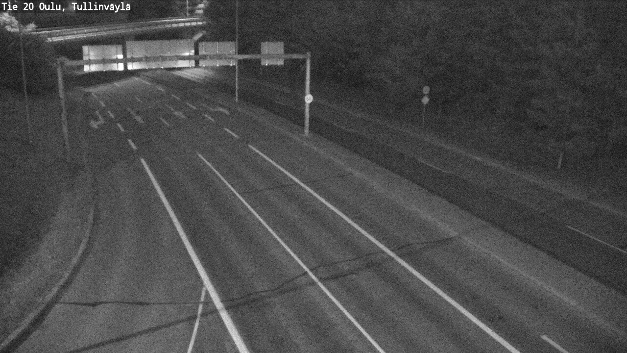 Weather Camera Image Road 20 Oulu, Tullinväylä, Oulu, Pohjois-Pohjanmaa