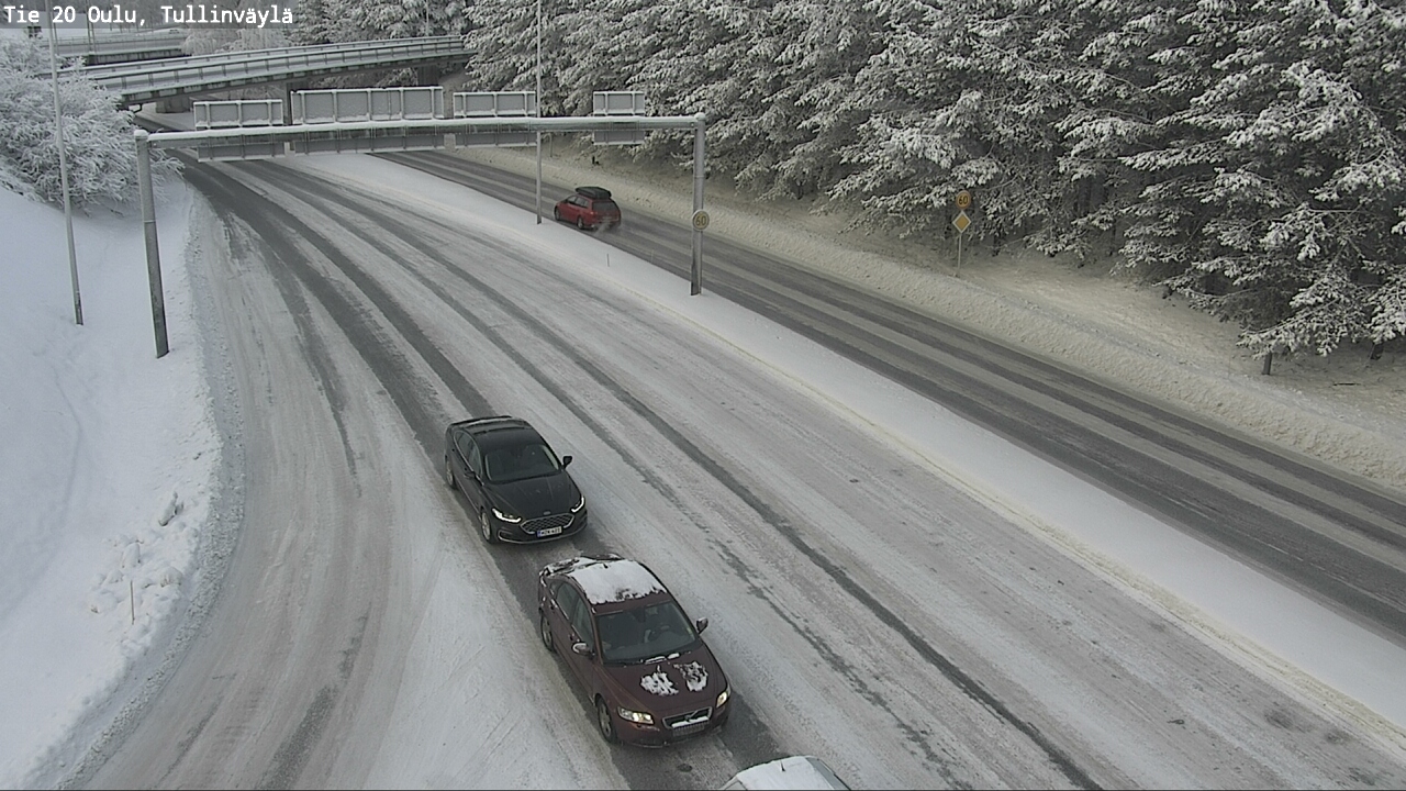 Weather Camera Image Väg 20 Uleåborg, Tullinväylä, Oulu, Pohjois-Pohjanmaa