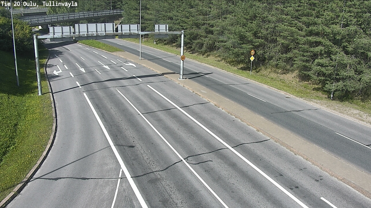 Weather Camera Image Road 20 Oulu, Tullinväylä, Oulu, Pohjois-Pohjanmaa